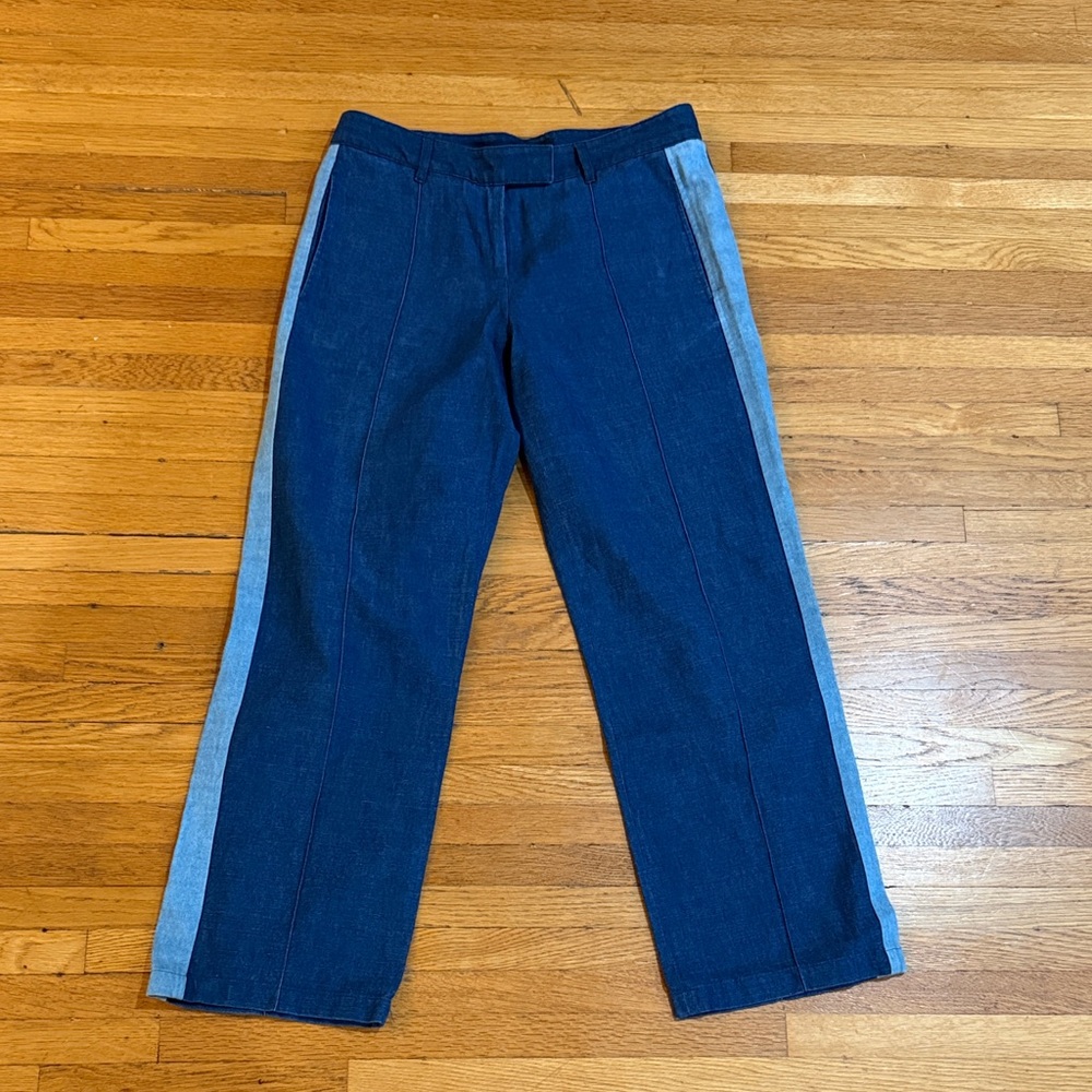 APC track denim pants